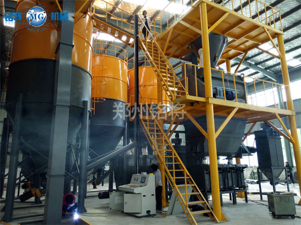 輕質(zhì)抹灰石膏砂漿生產(chǎn)線